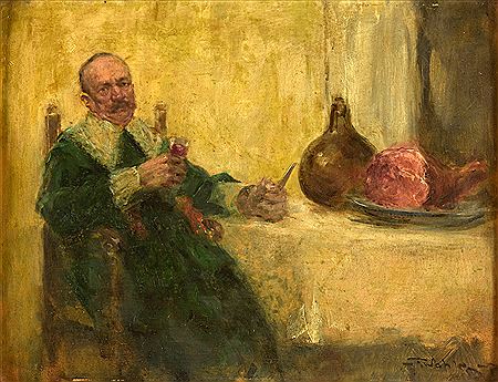 Collection of six paintings by Friedrich Wahle - Auction record, sale price, and art valuation. Compare with similar artists and explore comparable artworks.