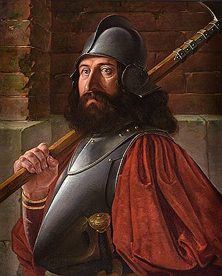 Man with battle ax