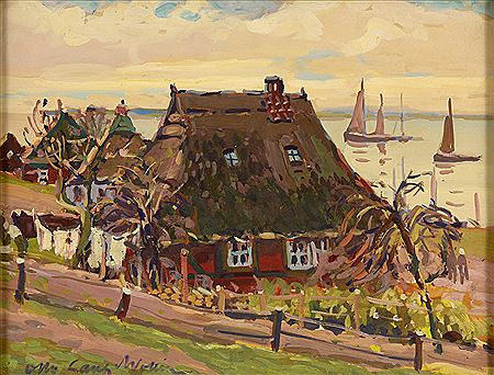 Pommersches Haff by Otto Lang-Wollin - Auction record, sale price, and art valuation. Compare with similar artists and explore comparable artworks.