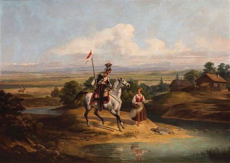 UHLAN AND A GIRL