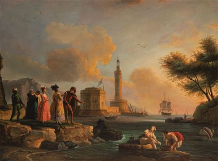 ON THE SEA SHORE by Luigi Bartolini - Auction record, sale price, and art valuation. Compare with similar artists and explore comparable artworks.