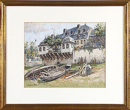Trier: Villa an der Mosel, 1917