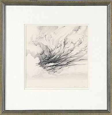 'Quadratische Serie' (Wolkenformation), 1972