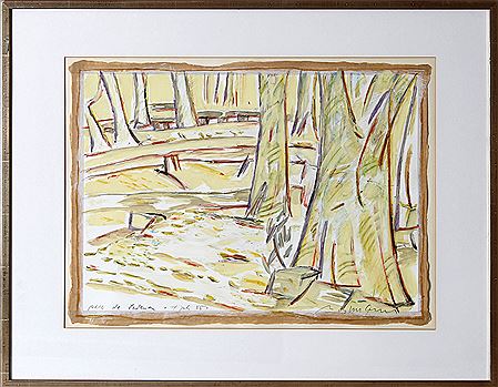 Im Park von Ledenon, 1985 by Aloys Ohlmann - Auction record, sale price, and art valuation. Compare with similar artists and explore comparable artworks.