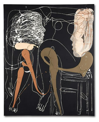 Sample artwork by Agusti Pinyol (Born 1957), known for large-scale abstract mixed-media images, some figurative, printmaking, impasto - View similar artists and auction records