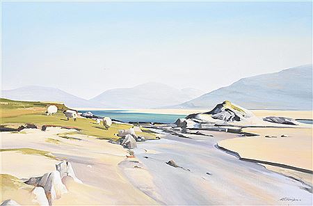 Sheep on the Shore, Luskentyre, Isle of Harris