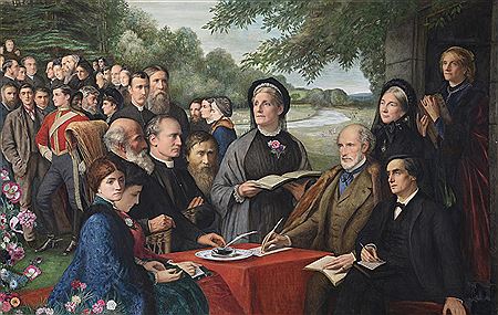 A group portrait of The Broadlands Conference