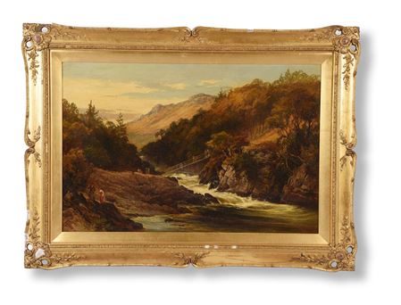 THE WATERFALL by James S Gresley - Auction record, sale price, and art valuation. Compare with similar artists and explore comparable artworks.