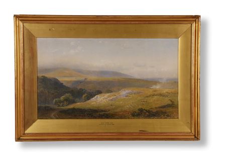 Sample artwork by Henry Hine (1811 - 1895), known for naive frontier landscape-genre - View similar artists and auction records