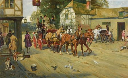 A FRESH TEAM by Gilbert Scott Wright - Auction record, sale price, and art valuation. Compare with similar artists and explore comparable artworks.