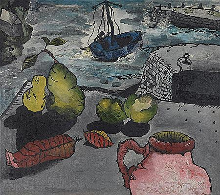 Still life and seascape