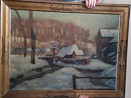 Paysage de neige.