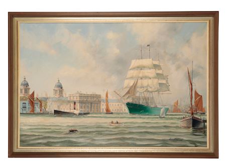 Sample artwork by Kenneth Grant (Born 1934), known for painting - View similar artists and auction records
