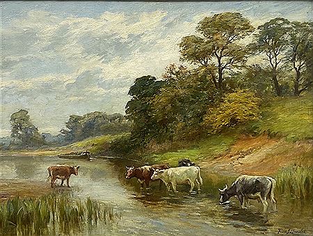'A Favourite Haunt' - Cattle Watering