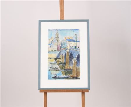 "Angers, pont du center"
