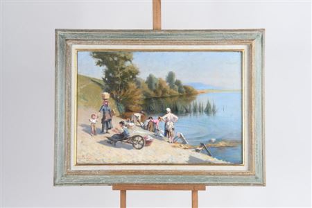 Scene de lavandiere