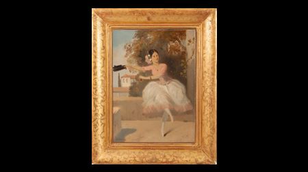 Dancer with a castanet and a hat.