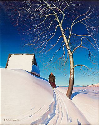 Winter by Rafal Malczewski - Auction record, sale price, and art valuation. Compare with similar artists and explore comparable artworks.