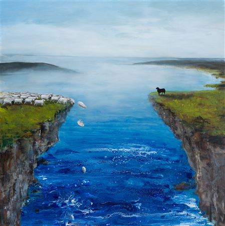 Black sheep by Patrycja Kruszynska-Mikulska - Auction record, sale price, and art valuation. Compare with similar artists and explore comparable artworks.