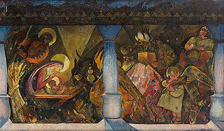 Sample artwork by Kazimierz Sichulski (1879 - 1942), known for painting, illustration, teaching - View similar artists and auction records