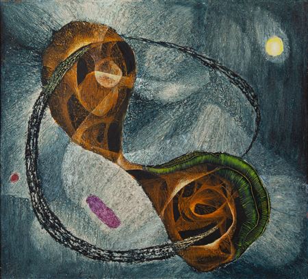 "The Sun III", 1958 by Zdzislaw Stanek - Auction record, sale price, and art valuation. Compare with similar artists and explore comparable artworks.