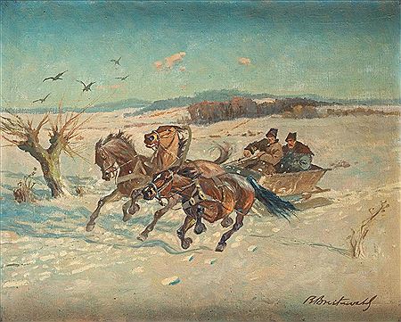 Three in the snow