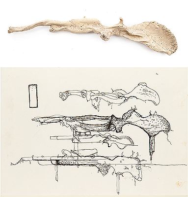 "Strzelba" ("Ultimate Weapon") from the series "Trophies" and a sketch for work, 2008 by Olaf Brzeski - Auction record, sale price, and art valuation. Compare with similar artists and explore comparable artworks.
