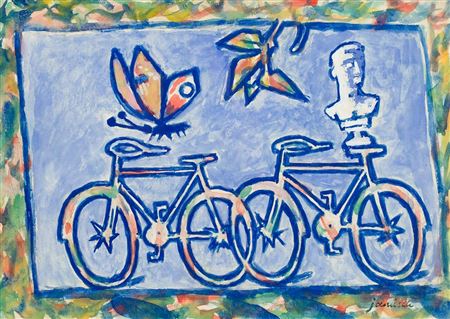 Two bicycles