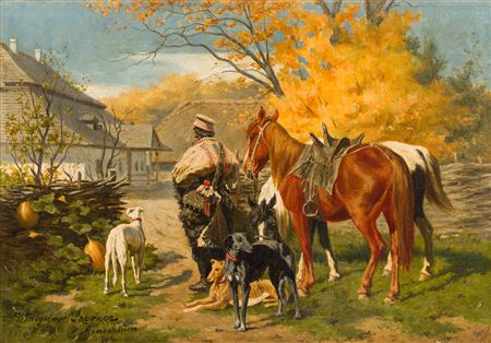 Return home by Wladyslaw Szerner Sr - Auction record, sale price, and art valuation. Compare with similar artists and explore comparable artworks.