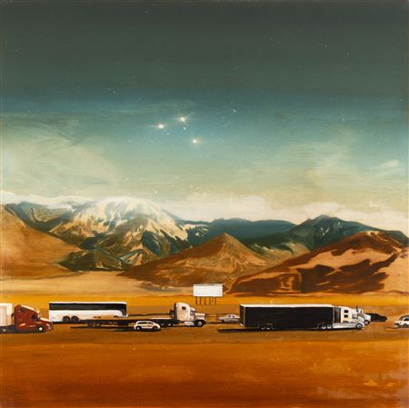 Sample artwork by Piotr Szczur (Born 1987), known for painting - View similar artists and auction records