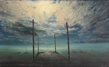 Sample artwork by Tadeusz Jerzy Mroz (1946 - 2010), known for painting - View similar artists and auction records