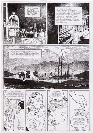 Sample artwork by Krzysztof Gawronkiewicz (Born 1969), known for comic illustrations - View similar artists and auction records