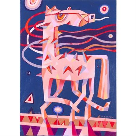 PYRAMID CREATURE, 2021 by Grzegorz Skrzypek - Auction record, sale price, and art valuation. Compare with similar artists and explore comparable artworks.