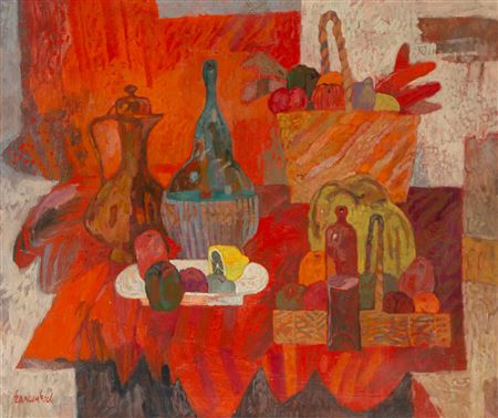Still life with a copper jug II by Jan Szancenbach - Auction record, sale price, and art valuation. Compare with similar artists and explore comparable artworks.