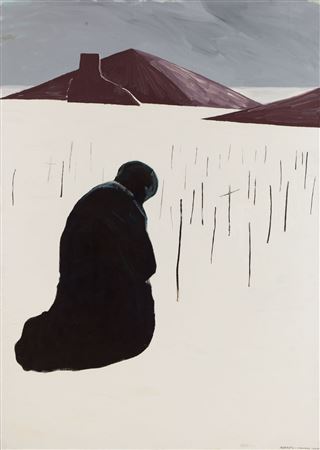 "Workuta - cemetery II" from the series "Droga na Wschód", 1989