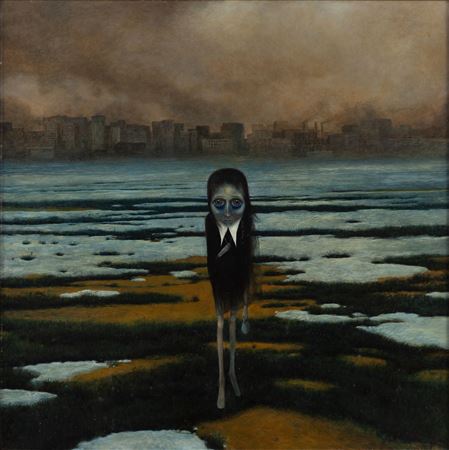 Sample artwork by Zdzislaw Beksinski (1929 - 2005), known for painting - View similar artists and auction records