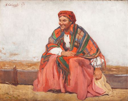 Laughing woman, 1893