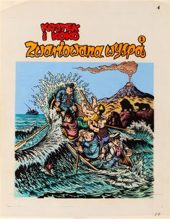 "Zwariowana wyspa", cover