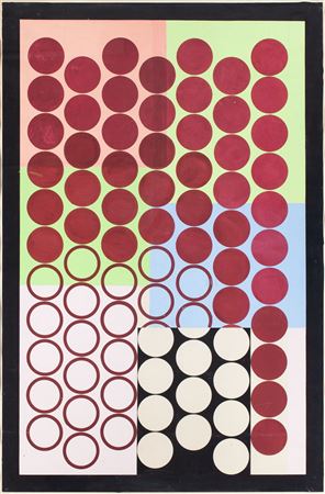 Op-art composition