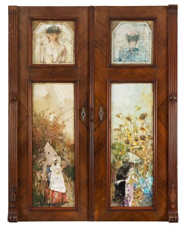 "The Kamion Village - Polish Coffin Wardrobe" (diptich), 1995