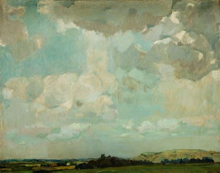 "Landscape with high sky", 1953