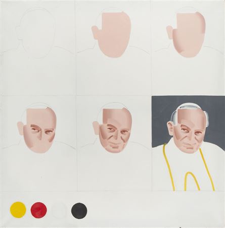 The pope' painting scheme by Rafal Bujnowski - Auction record, sale price, and art valuation. Compare with similar artists and explore comparable artworks.