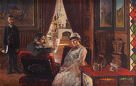 "Czytanie listu" by Tadeusz Ajdukiewicz - Auction record, sale price, and art valuation. Compare with similar artists and explore comparable artworks.