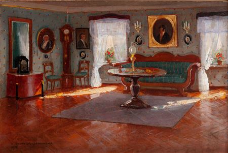 In the little manor house