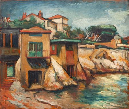 Houses by the beach in hyeres