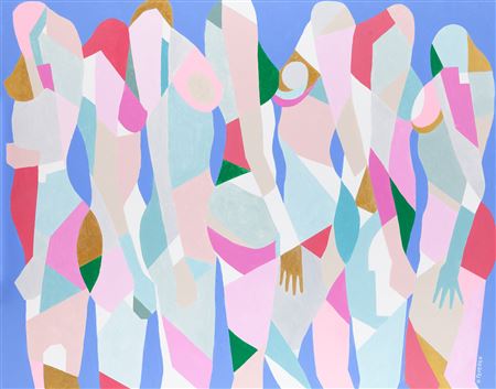 From the 'Women' series, Following her