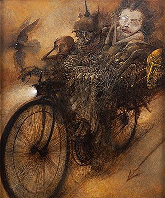 Bez tytułu by Zdzislaw Beksinski - Auction record, sale price, and art valuation. Compare with similar artists and explore comparable artworks.