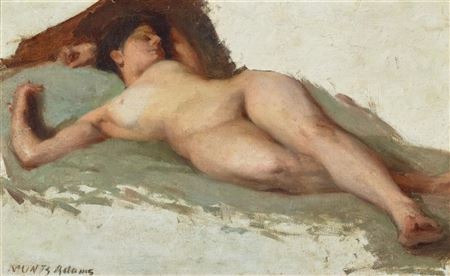 RECLINING NUDE by Josephine Muntz-Adams - Auction record, sale price, and art valuation. Compare with similar artists and explore comparable artworks.