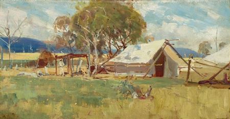 THE CAMP, c.1890