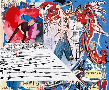 NOTES TO BASQUIAT: CUT THE CIRCLE II, 2001
